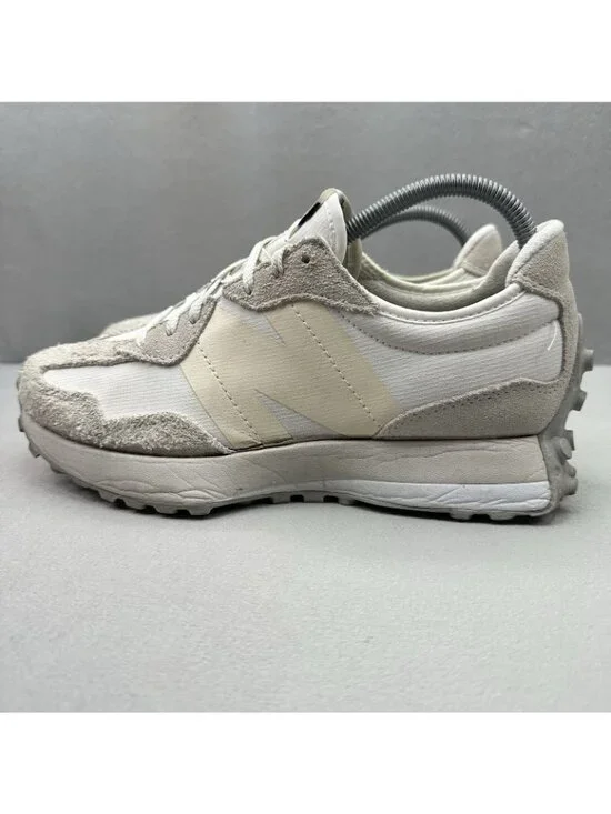 Womens Size 9 (B) New Balance 327 Shoes Sea Salt Athletic Lace-Up Sneakers - Picture 3 of 9